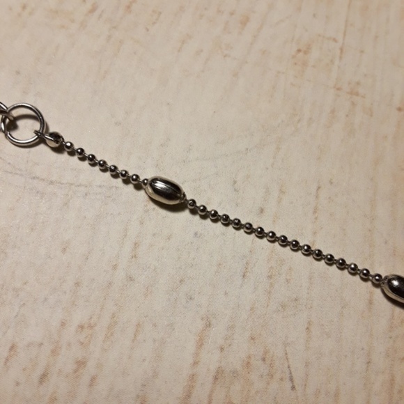 Cute Set Silver Heart Ball Chain Choker Necklace - Picture 4 of 6